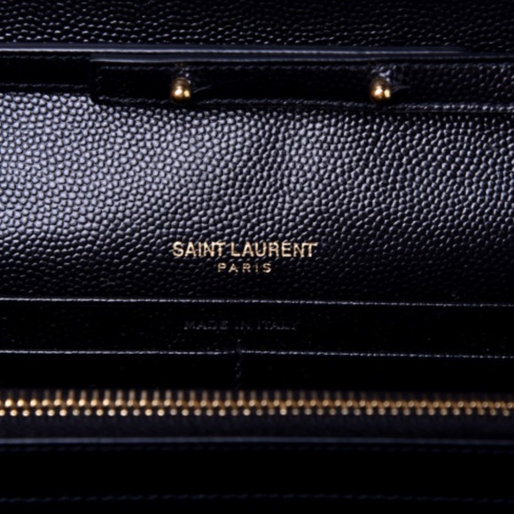 Grain De Poudre Matelasse Chevron Monogram Chain Wallet - Picture 7 of 12